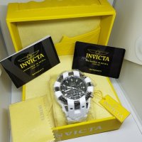 Invicta Bolt Carbon - White / Инвикта Болт Карбон - Бял / чисто нов мъжки часовник / 100% оригинален, снимка 1 - Мъжки - 22466114