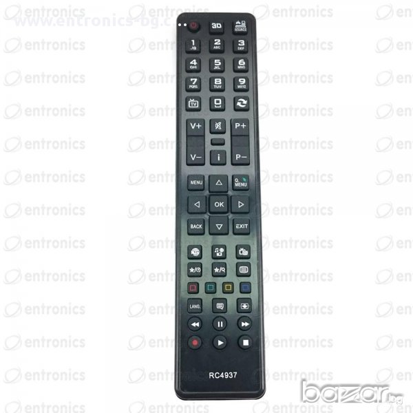 FINLUX RC4937 3D TELEFUNKEN - дистанционно управление за LED LCD телевизор, снимка 1