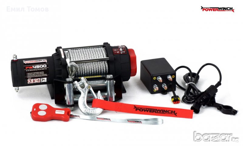 Лебедка за ATV и UTV KangarooWinch/PowerWinch K 4500 lb (2040kg) - НОВА, снимка 1