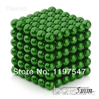 216 магнитни топчета 5 мм. магнитни сфери 5 мм. сребристи и зелени, лилави, снимка 1