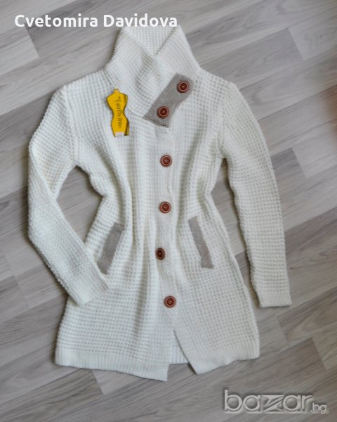 Жилетка бяла, снимка 1