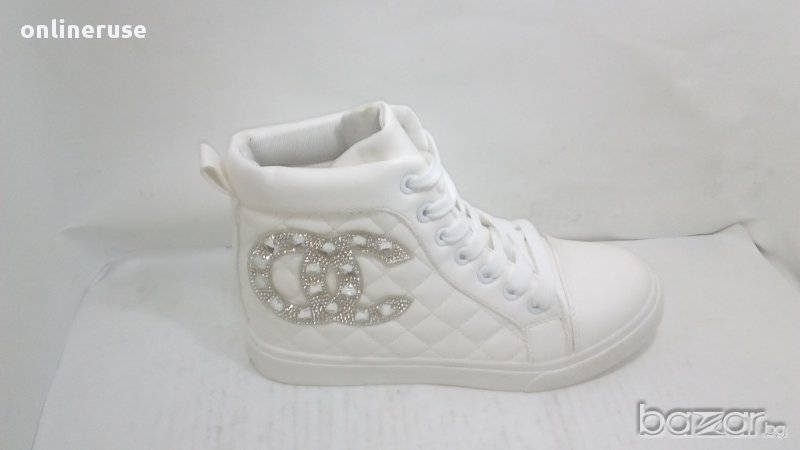 Дамски кецове -Y14062 БЕЛИ., снимка 1