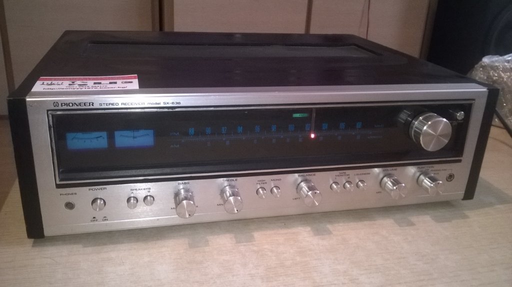 【希少・音出確認済】Pioneer SX-636ステレオレシーバー 希少・音出確認済】Pioneer SX-636ステレオレシーバー