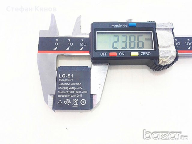 Батерия LQ-S1 за смарт часовник модел DZ09, A1, V8, X6, AB-S1, DJ-09, GJD, HKS-S1, FYM-M9.., снимка 6 - Оригинални батерии - 20472998