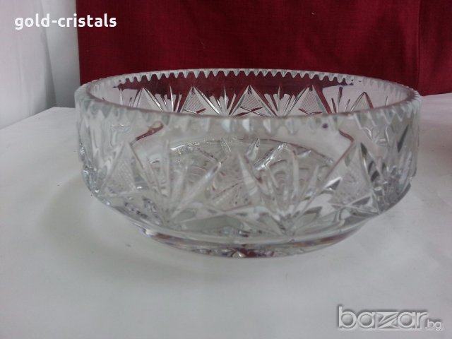 кристална купа , снимка 6 - Антикварни и старинни предмети - 19293419