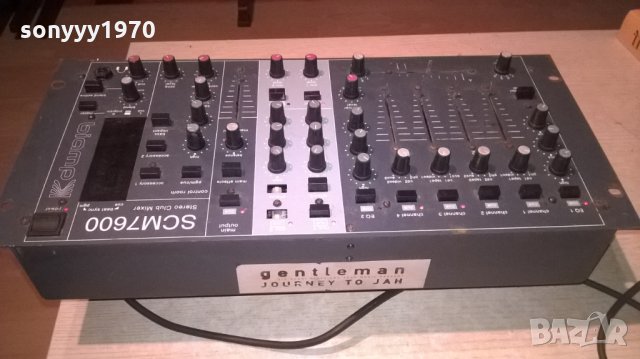 scm7600 stereo club mixer biamp-внос швеицария, снимка 6 - Ресийвъри, усилватели, смесителни пултове - 24033949