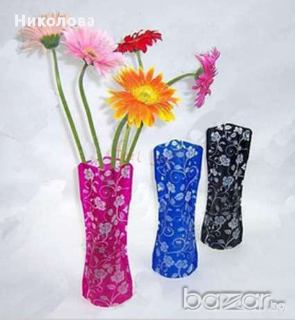 Сгъваема ваза за многократна употреба и лесно преносима, снимка 2 - Декорация за дома - 15780677