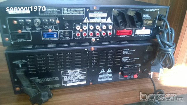 pioneer m-j200 stereo power amplifier+cx-j300 preamplifier+tuner-japan-внос швеицария, снимка 13 - Ресийвъри, усилватели, смесителни пултове - 8690234
