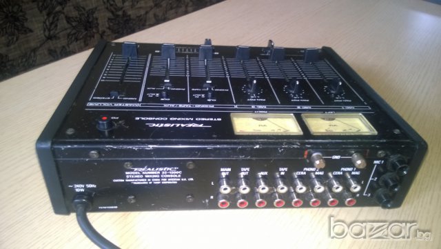 realistic-32-1200c-stereo mixing console-внос англия, снимка 8 - Ресийвъри, усилватели, смесителни пултове - 8101209