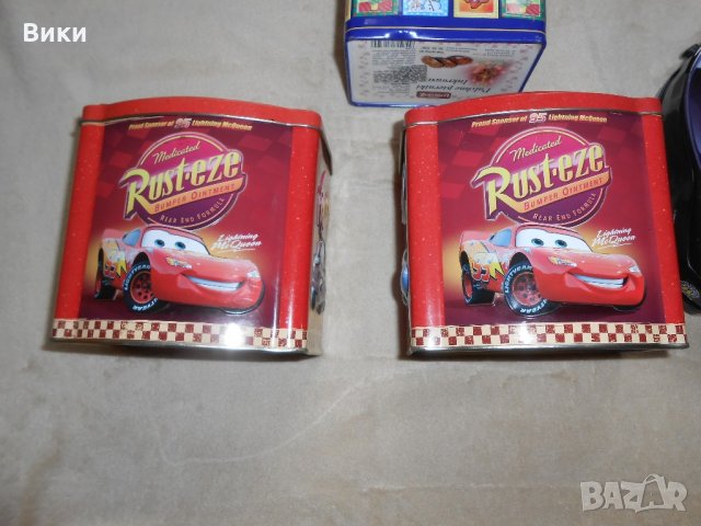 Метални музикални кутии Disney Pixar Cars, снимка 5 - Колекции - 21654059