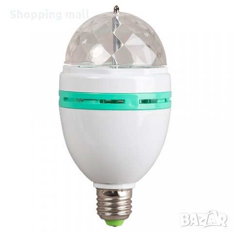 Диско Лампа Led-rgb, 3w, снимка 6 - Лед осветление - 23442214