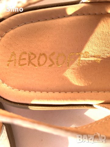 Анатомични сандали Aerosoft - естествена кожа - Ликвидация, снимка 6 - Сандали - 26037192