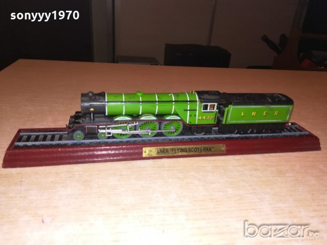 lner flying scotsman-ретро колекция-внос швеицария-30х6х5см, снимка 4 - Колекции - 20894089