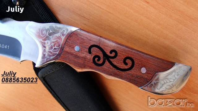 Ловен нож с фиксирано острие Columbia A041, снимка 11 - Ножове - 10280263