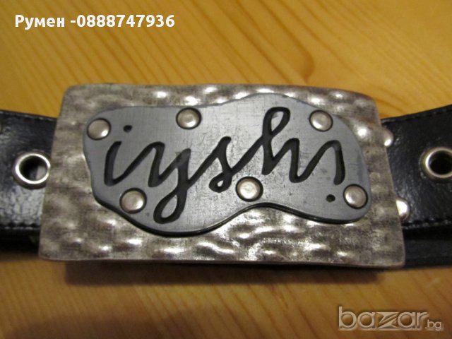 Мъжки колан от естествена кожа моторджийски, мото аксесоари, мото екипировка рокерски колан, снимка 2 - Колани - 12856699