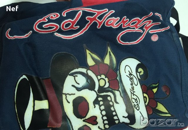 Раница Ed Hardy Skull Tophat, оригинал, снимка 1