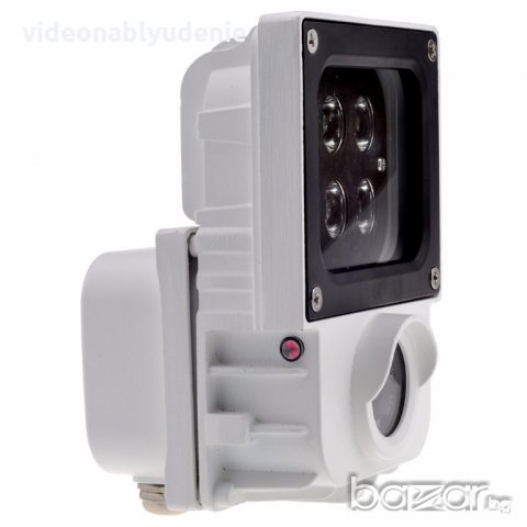 FULLHD 1080р 2Mpx IR-Cut P2P 6 ARRAY Удароустойчива Водоустойчива IP Камера 50 Метра Нощно Виждане, снимка 5 - IP камери - 19162385