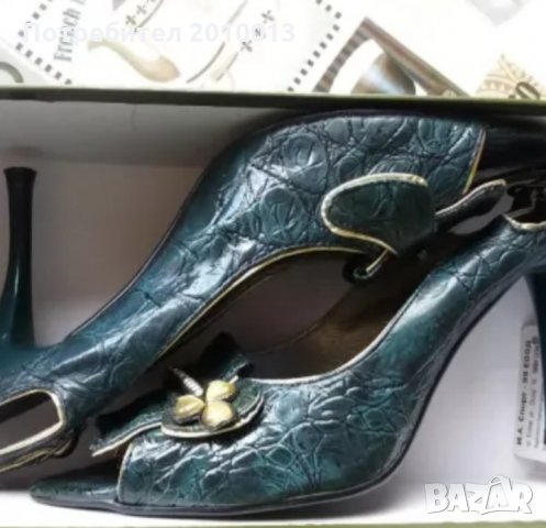 Официални сандали с ток, снимка 2 - Дамски елегантни обувки - 24821236