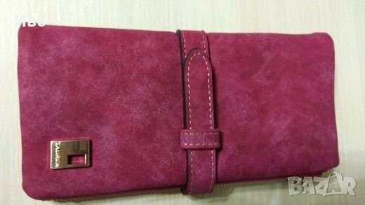 Дамски портмоне от естествена велур, снимка 10 - Портфейли, портмонета - 22500688