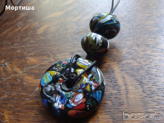    Мурано оригинално колие , снимка 3 - Колиета, медальони, синджири - 19069063