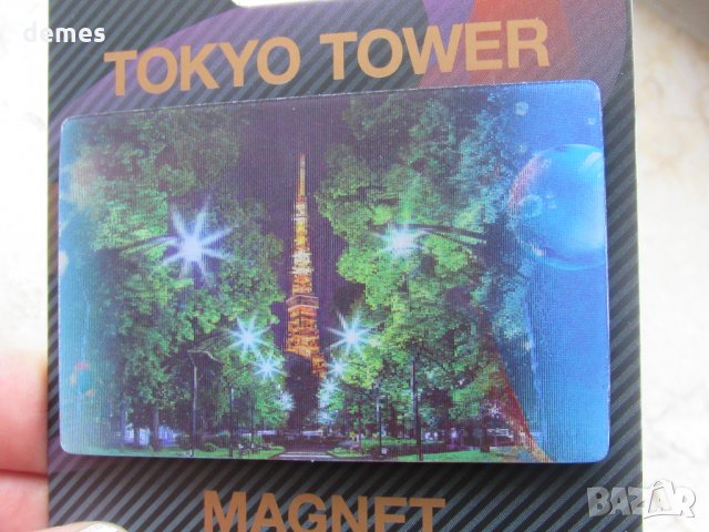 Автентичен 3D магнит от Япония,Телевизионната кула в Токио, снимка 5 - Други ценни предмети - 23580426