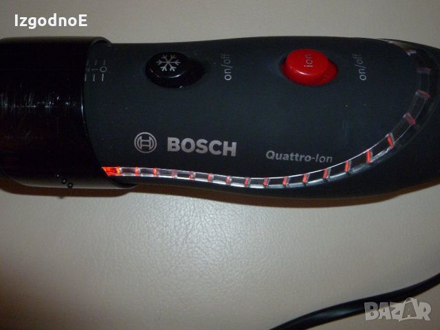 Уникална Bosch Четка за оформяне на прическа BrilliantCare Quattro-Ion PHA5363, снимка 7 - Преси за коса - 24405859