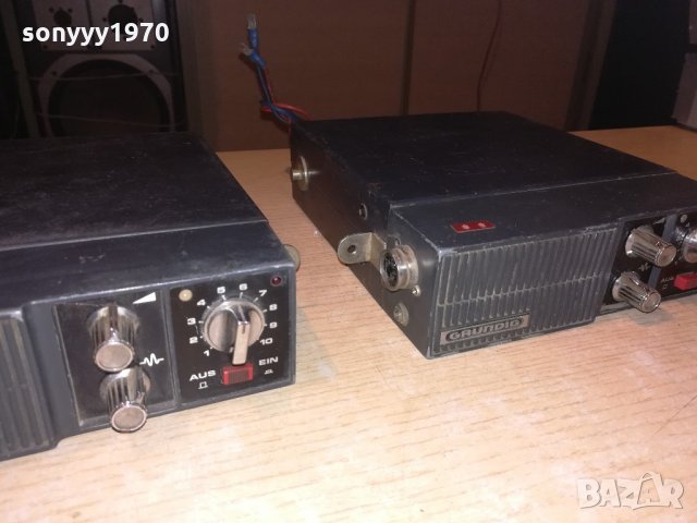 grundig 2бр радиостанции за кола-12в-внос швеицария, снимка 3 - Аксесоари и консумативи - 21571537