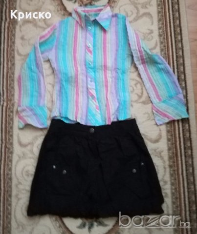 6-7 г. Риза, черна пола и панталон -цени в обявата, снимка 4 - Детски рокли и поли - 18604491