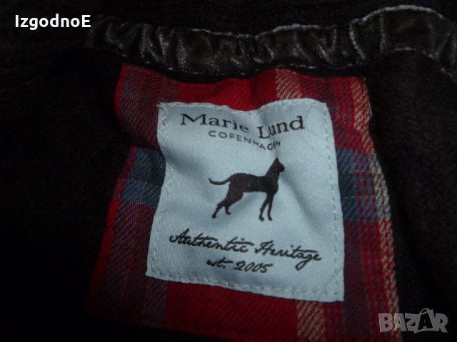 С/М Марков пуловер от мириносова вълна - разкошен Marie Lund, снимка 6 - Блузи с дълъг ръкав и пуловери - 23433254