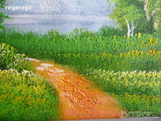 Картина "Утро" - маслени бои върху платно, снимка 4 - Картини - 8876699