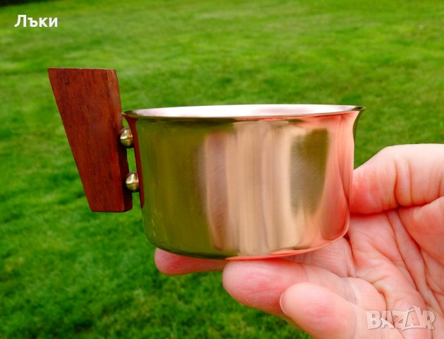 Медни чаши 120 мл.,чиста червена мед. , снимка 5 - Антикварни и старинни предмети - 25300632