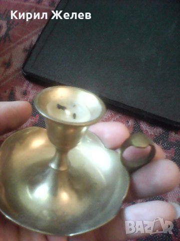 Бронзово свешниче 186 , снимка 4 - Декорация за дома - 25406640