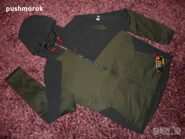 Under Armour ColdGear Reactor Fleece Insulated Full Zip Men’s Hoodie, снимка 4 - Спортни дрехи, екипи - 23997053
