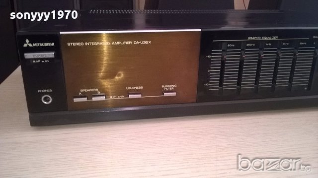 mitsubishi da-u36x-stereo integrated amplifier-внос швеицария, снимка 8 - Ресийвъри, усилватели, смесителни пултове - 12763777
