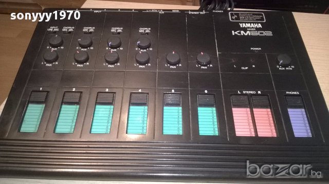 Yamaha km602 made in japan-mixer-внос швеицария, снимка 3 - Ресийвъри, усилватели, смесителни пултове - 16067255