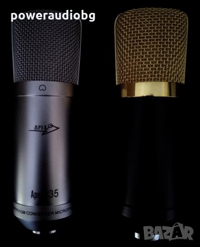 Студийни кондензаторни микрофони  Apex 435 Large Diaphragm Studio Microphone - 2бр., снимка 3 - Микрофони - 23873979