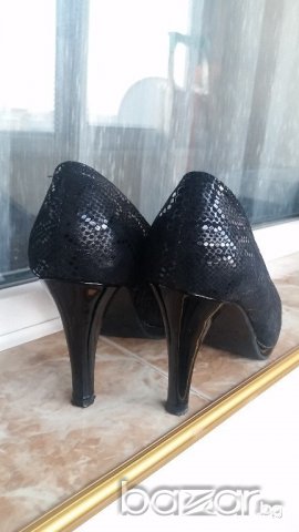 черни Дамски обувки - 39 номер, снимка 7 - Дамски обувки на ток - 21180803