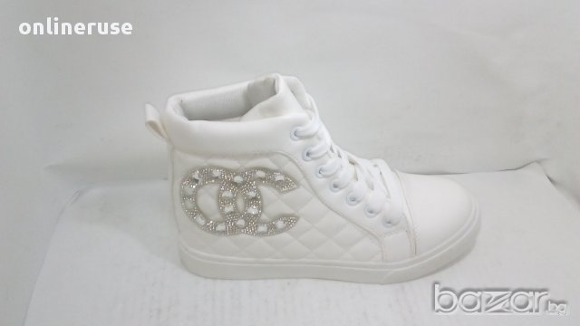 Дамски кецове -Y14062 БЕЛИ., снимка 1