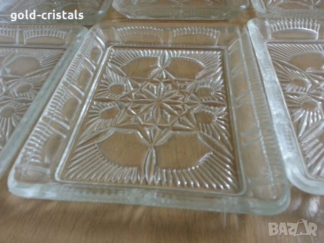 стъклени чинии чинийки, снимка 2 - Антикварни и старинни предмети - 22382984
