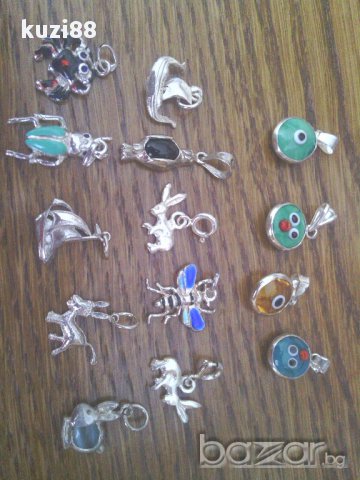 Продавам сребърни висулки, снимка 3 - Колиета, медальони, синджири - 11736637