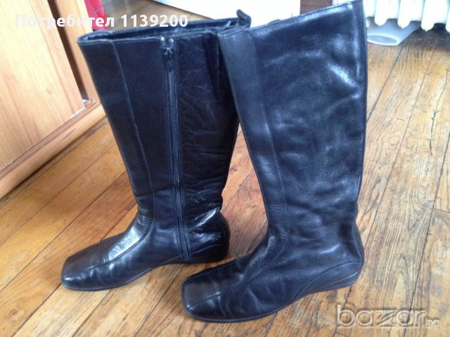 Aerosoles черни ботуши естествена кожа 37 номер, снимка 9 - Детски боти и ботуши - 17131878