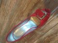 Обувки естествен лак и кожа, снимка 1 - Дамски елегантни обувки - 24224096