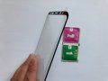 Обикновен 3D черен ЦЯЛ стъклен протектор за Samsung Galaxy S8 Plus G955, снимка 2