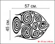 Стикер за стена - риба, снимка 3