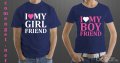 За ВЛЮБЕНИ! Дизайнерски LOVE BOY / GIRL тениски ! Поръчай модел с ТВОЯ ИДЕЯ или ДИЗАЙН!, снимка 2