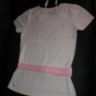 Туника с коланче в бяло и розово за 10-годишно момиче, снимка 3 - Детски Блузи и туники - 11129324
