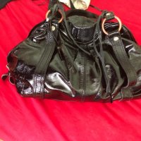 Дамска чанта естествен лак Marzia, снимка 7 - Чанти - 25501286