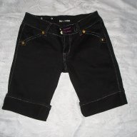 Черни къси дънки ОNLY, снимка 1 - Къси панталони и бермуди - 18173810