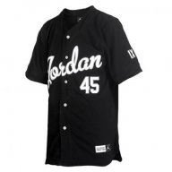 Nike Jordan 45 Бейзболна тениска с къс ръкав и копчета, размер M, снимка 6 - Тениски - 10728715