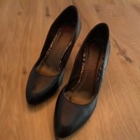 Обувки на ток-естествена кожа, снимка 6 - Дамски обувки на ток - 22708695